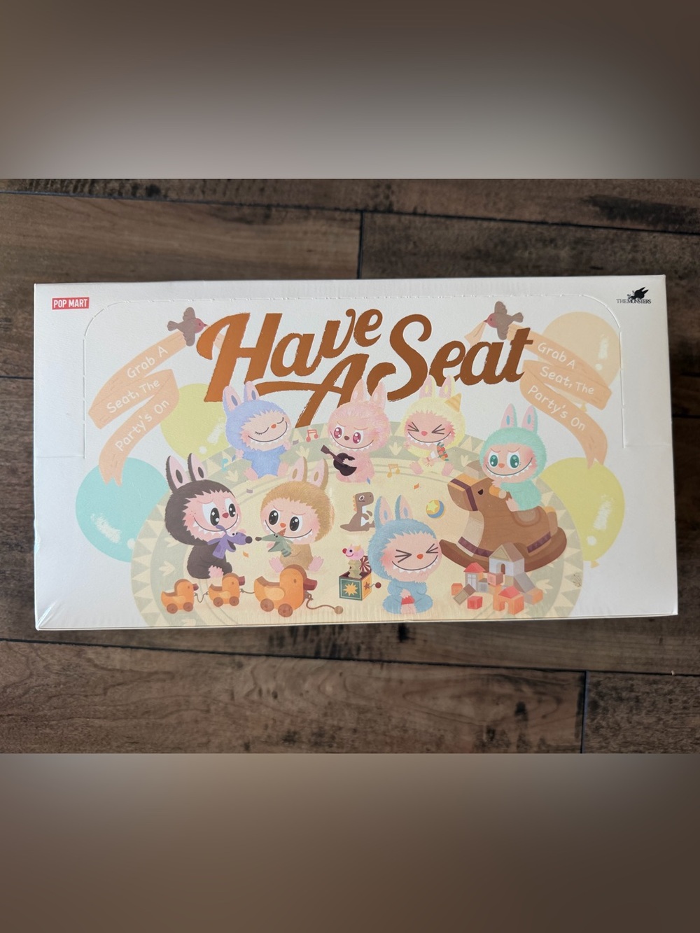 POP MART THE MONSTERS – Have A Seat Vinyl Plush Blind Box Sealed Case